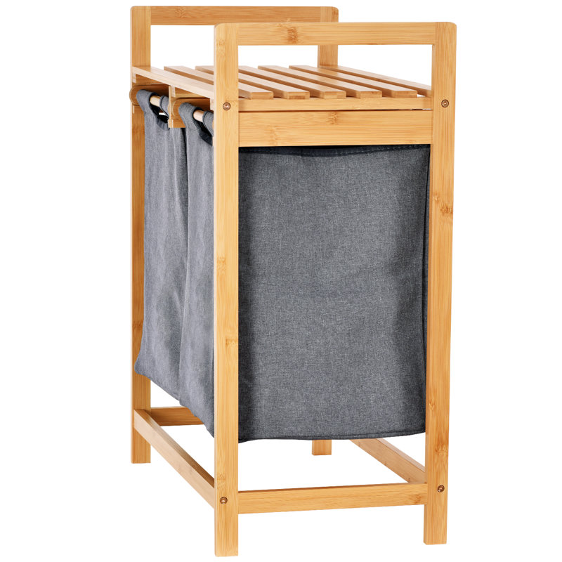 Bay Isle Home Bamboo Laundry Hamper &amp; Reviews | Wayfair